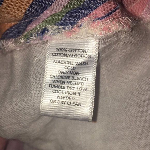 3/$30 Lou & Grey Pastel Plaid Lightweight Tank Top Size XS - Picture 7 of 9